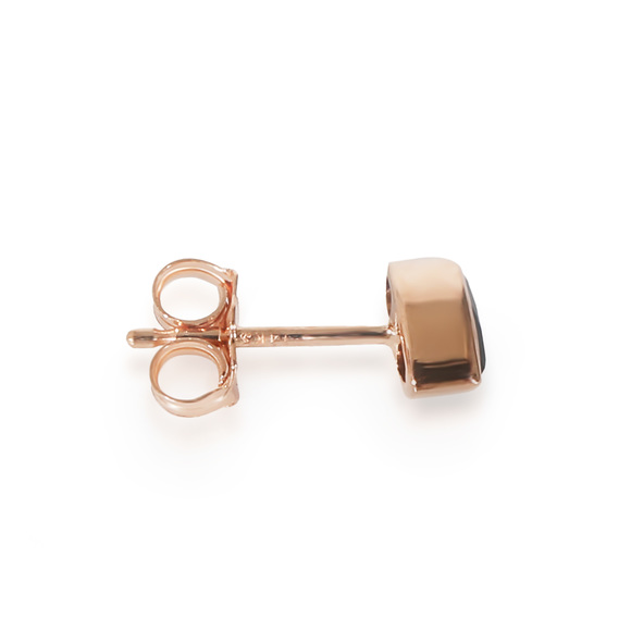 Marquise Shaped Lab Created Sapphire Single Stud in 14K Rose Gold 0.28 Ct - Picture 3 of 3